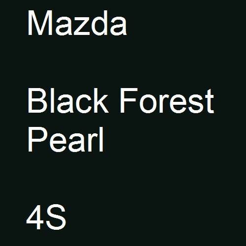 Mazda, Black Forest Pearl, 4S.